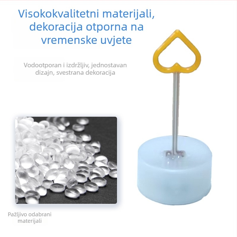 LED svijeća s kreativnim oblikom za dekoraciju rođendanske zabave i prosidbe