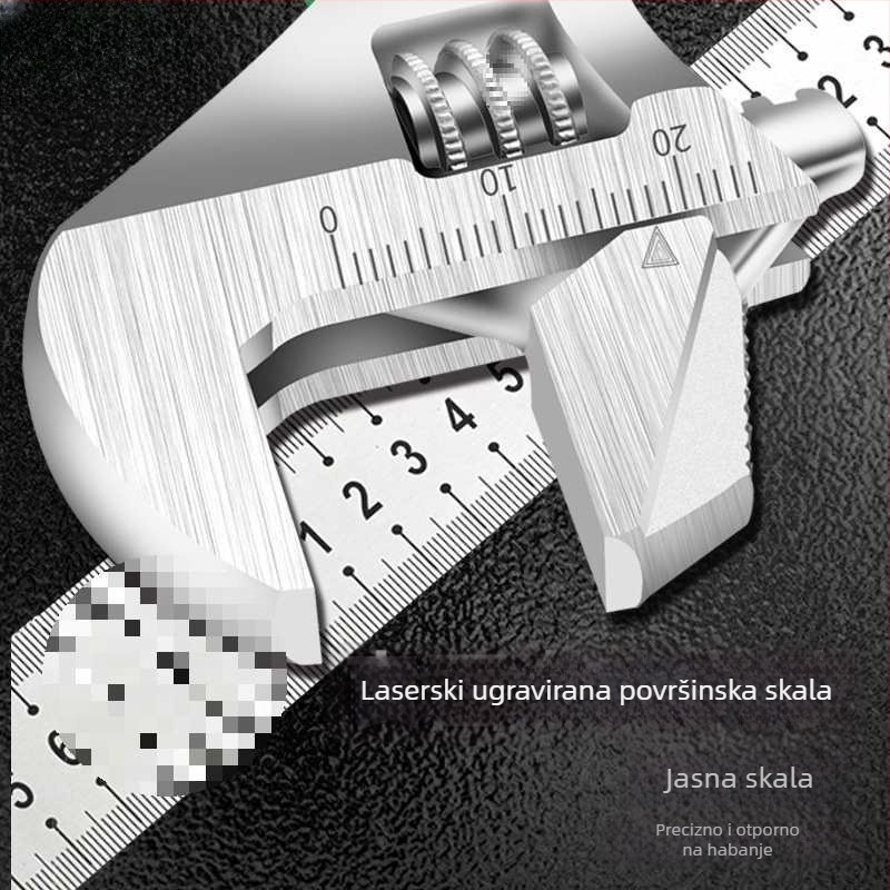 Višenamjenski podesivi ključ s kratkom ručkom za cijevi, velik otvor — mini kupaonski ključ