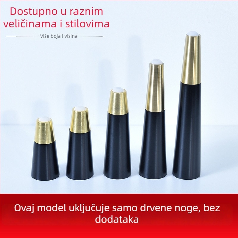 Nordijskog stila masivne drvene noge namještaja za ormar, stolić za kavu, TV stalak, kauč, krevet i stol