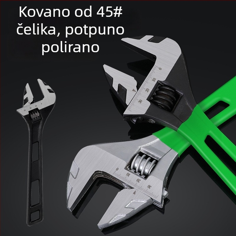 Lagani podesivi ključ s velikim otvorom za kupaonicu, višenamjenski