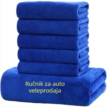 Mikrovlaknasta krpa za pranje automobila, debela, upija vlagu, bez dlačica, velike veličine, za automobile