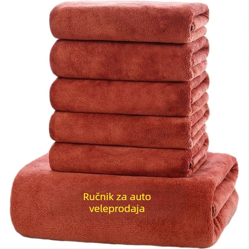 Mikrovlaknasta krpa za pranje automobila, debela, upija vlagu, bez dlačica, velike veličine, za automobile
