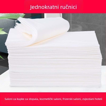 Jednokratne ručnike za pedikuru, ručnici za stopala od drvene celuloze, plosnati netkani ručnici