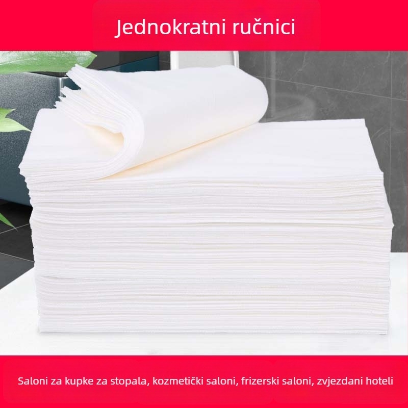 Jednokratne ručnike za pedikuru, ručnici za stopala od drvene celuloze, plosnati netkani ručnici