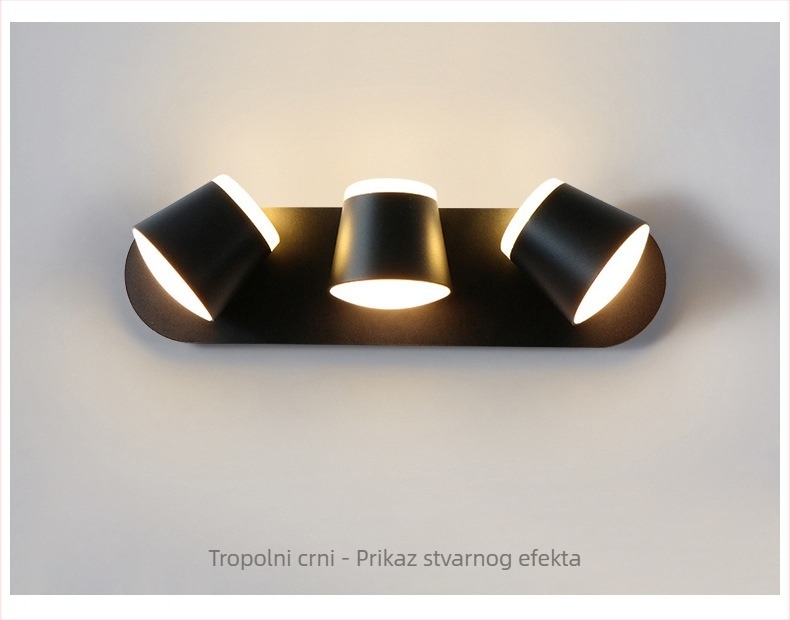 Okretna LED zidna svjetiljka za spavaću sobu, radnu sobu i stubište – moderni minimalistički dizajn