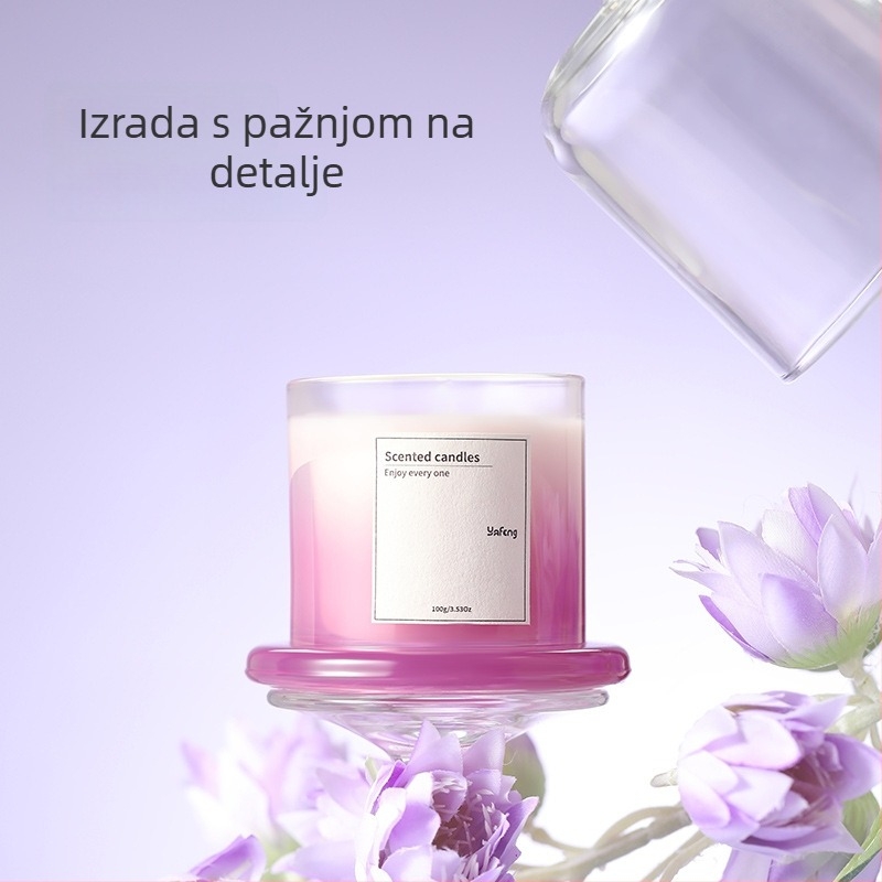 Mirisna sojina svijeća u obliku šalice, ukras za dom i dar za vjenčanje, rođendan ili Dan zaljubljenih