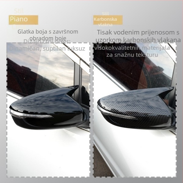 Kia K3 2013–2023 kapica retrovizora s oblikom rogova – dekorativno kućište ogledala