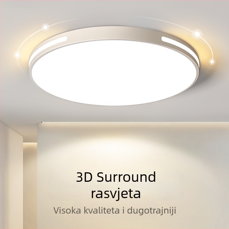Izuzetno svijetla LED stropna svjetiljka za dnevni boravak i glavnu spavaću sobu, moderni minimalistički dizajn, energetski štedljivo osvjetljenje