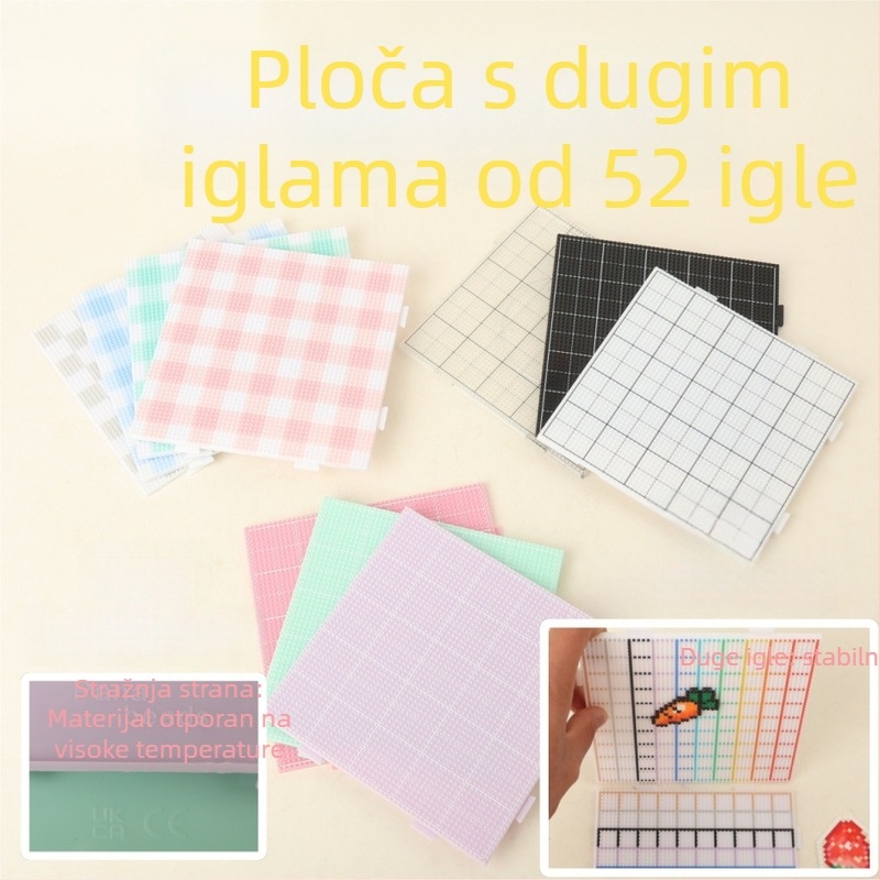 DIY set 2,6 mm perlica s refill kantu i kutijom za pohranu EVA perli – edukativna igračka za djecu