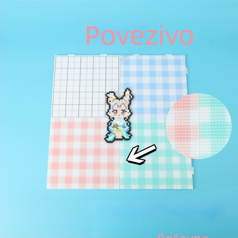 DIY set 2,6 mm perlica s refill kantu i kutijom za pohranu EVA perli – edukativna igračka za djecu