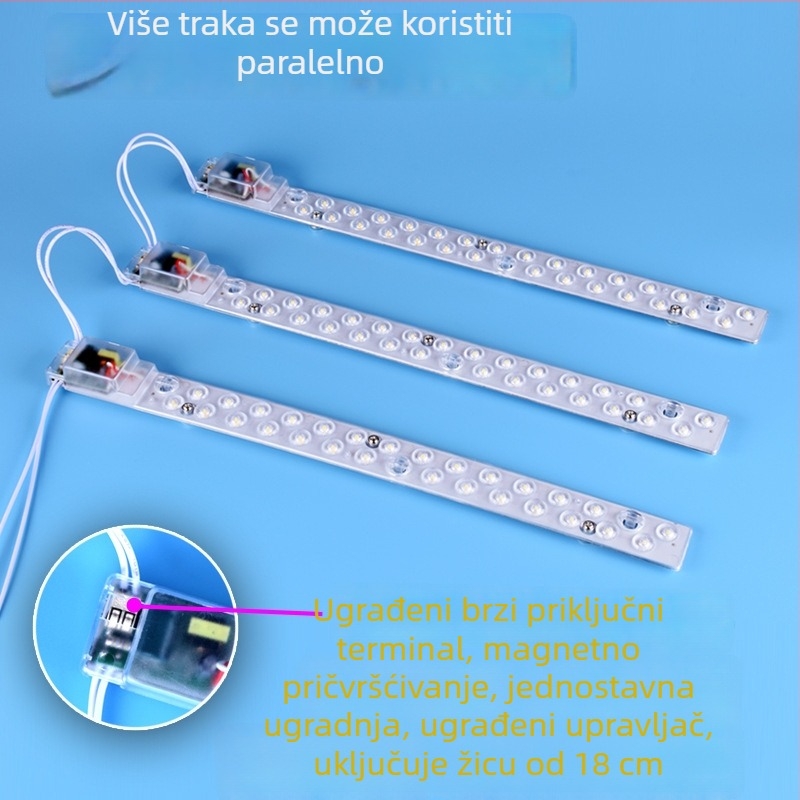 Integrirani LED modul dugog svjetlosnog izvora za dnevni boravak – zamjenska pločica svjetla i LED traka