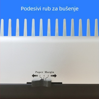 Ručna mašina za povezivanje s 21 rupa, comb tip, za dokumente A3/A4, s gumom trakom