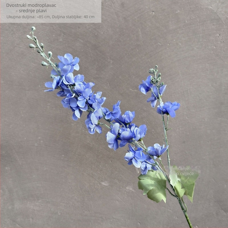 Umjetni svilenkasti cvijet hyacinta s dvije glave za svadbene aranžmane, kućnu dekoraciju i scenne pozadine