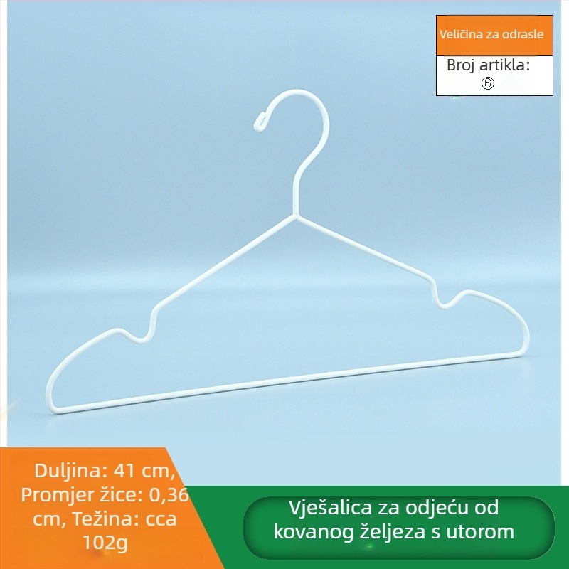 Kovana vješalica za odjeću od željeza, kućna upotreba, čvrsta konstrukcija, nordijski minimalistički dizajn