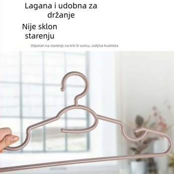 Višestruke kućne plastične vješalice za odjeću s debelim, širokim ramenima, bez tragova, protuklizne, za vješanje, sušenje i skladištenje