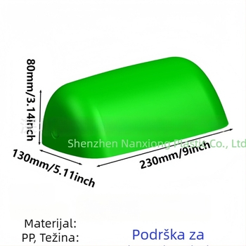 Zeleni plastični abažur za stolnu lampu, retro dizajn
