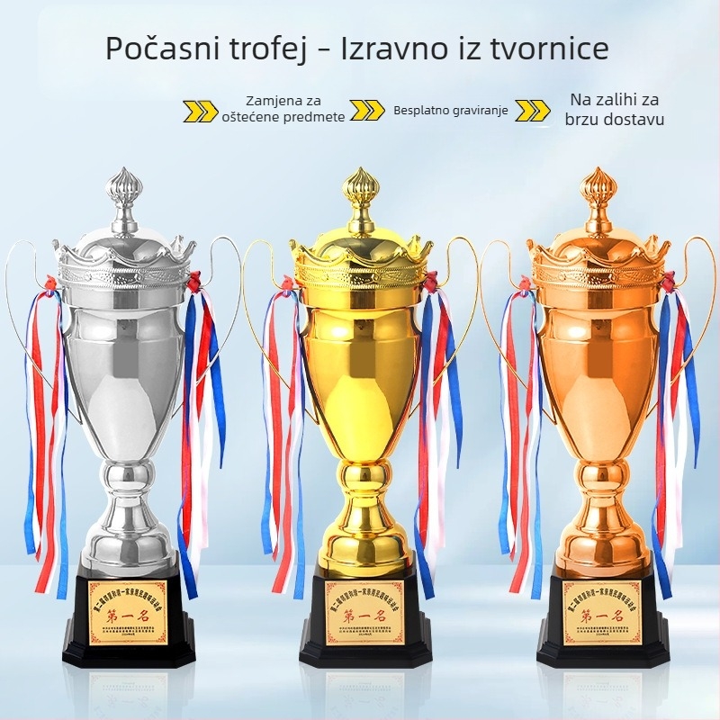 Velika metalna trofeja i medalja za štafetne utrke, košarku, nogomet i maraton te utrke na dugim distancijama – veleprodaja