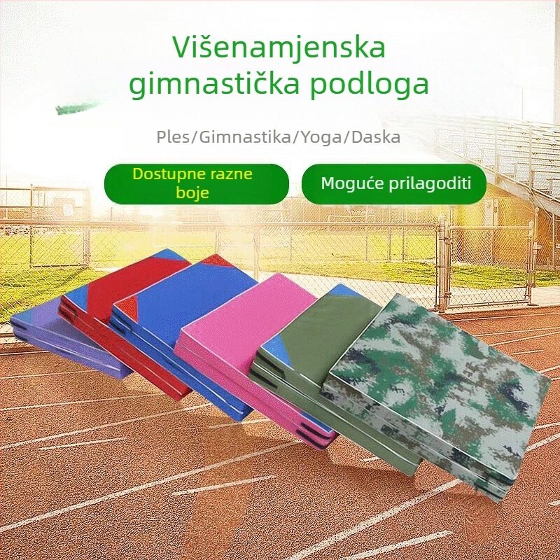Sklopiva pjenasta gimnastička podloga za džudo, borbu, salto, visoke skokove i jogu uz apsorpciju udaraca