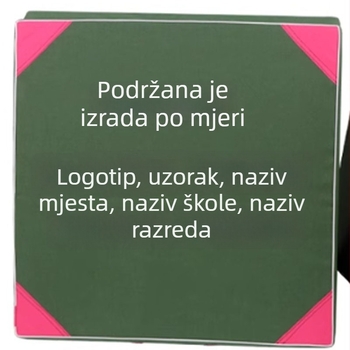 Gimnastički madrac s prilagođenim logom za učenike, sklopiva podloga za trening gimnastike, ples i atletiku
