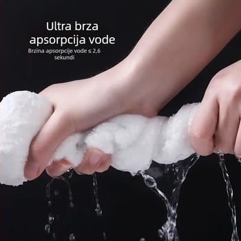 Dječja kapa za sušenje kose s rogom, debela upijajuća brzosušeća kapa za pranje kose, pahuljasta za jesen i zimu