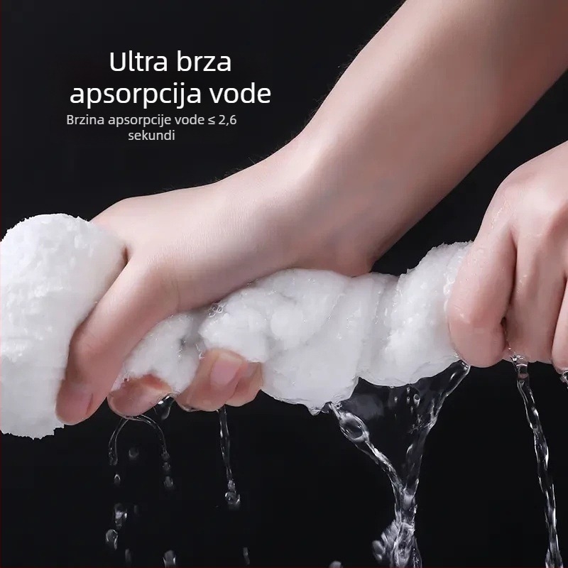 Dječja kapa za sušenje kose s rogom, debela upijajuća brzosušeća kapa za pranje kose, pahuljasta za jesen i zimu