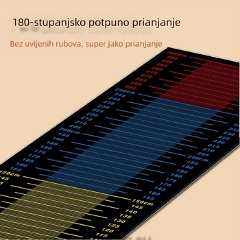Mat za test stojećeg skoka, protuklizni, debeli, za kućnu uporabu