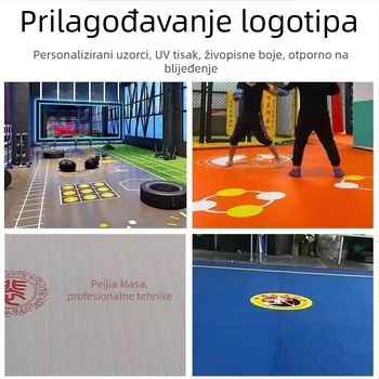 Taekwondo podloga za borilačke vještine, bezšavna rolna podloga XPE, sportska podloga