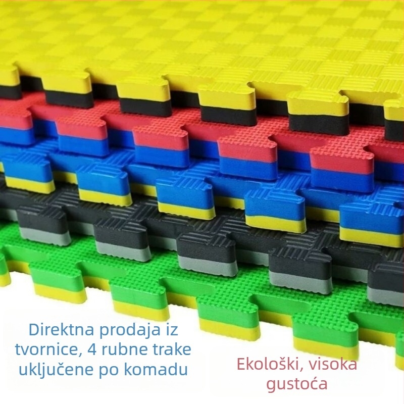 Prilagođeni taekwondo pod za dvoranu borilačkih vještina, 1 m modulni pjenasti pod