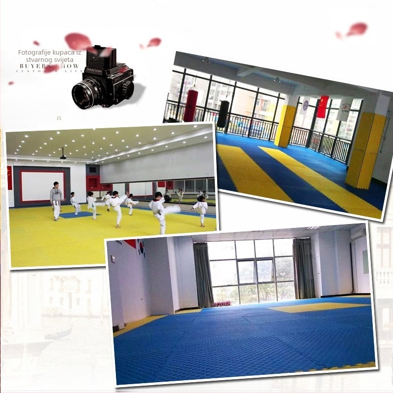 Prilagođeni taekwondo pod za dvoranu borilačkih vještina, 1 m modulni pjenasti pod