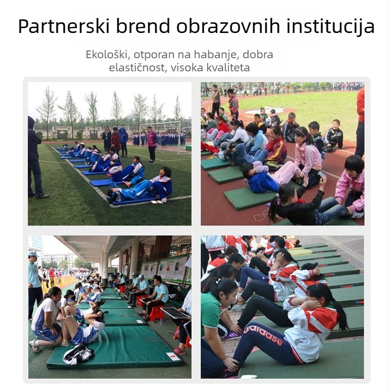 Sklopiva podloga od pjenasteg materijala za trbušnjake, za učenike, posebno za ispite prijemnog u srednju školu, podloga za gimnastiku, ples i dječje treninge