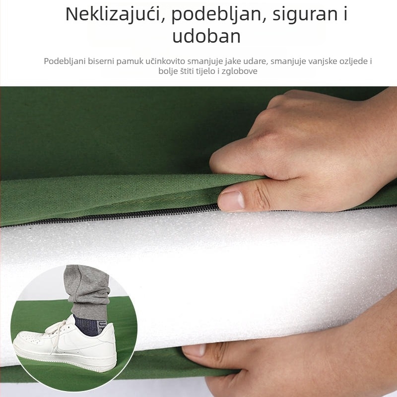 Sklopiva podloga od pjenasteg materijala za trbušnjake, za učenike, posebno za ispite prijemnog u srednju školu, podloga za gimnastiku, ples i dječje treninge