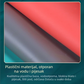 Protuklizna PVC podloga s četvrtastim uzorkom za unutarnju teretanu, sportsku dvoranu, igralište, bazen i hodnik