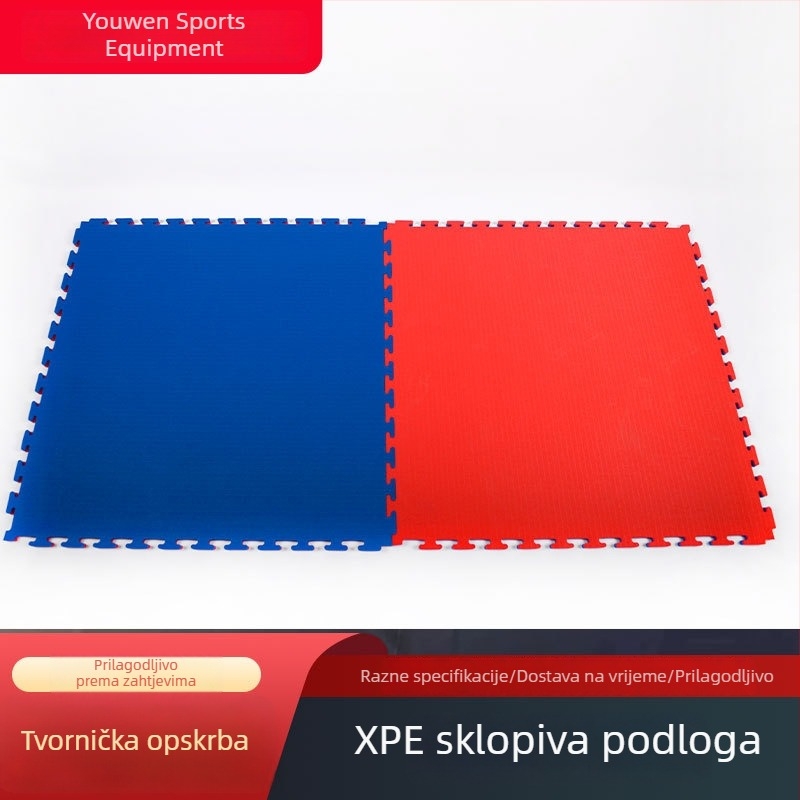 Prilagođeni XPE međusobno spojivi tatami za taekwondo, deblji, protuklizni, ublažavajući udarce