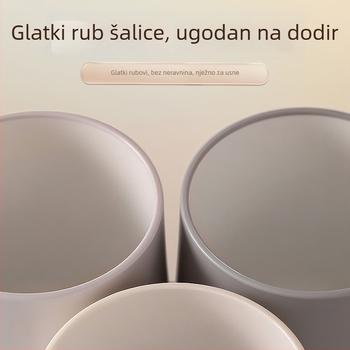 Minimalistička čaša za ispiranje usta 2025 – moderno kućno čašica za vodu, držač za četkice za zube za parove, plastična čaša za pranje i dodatak za šalice