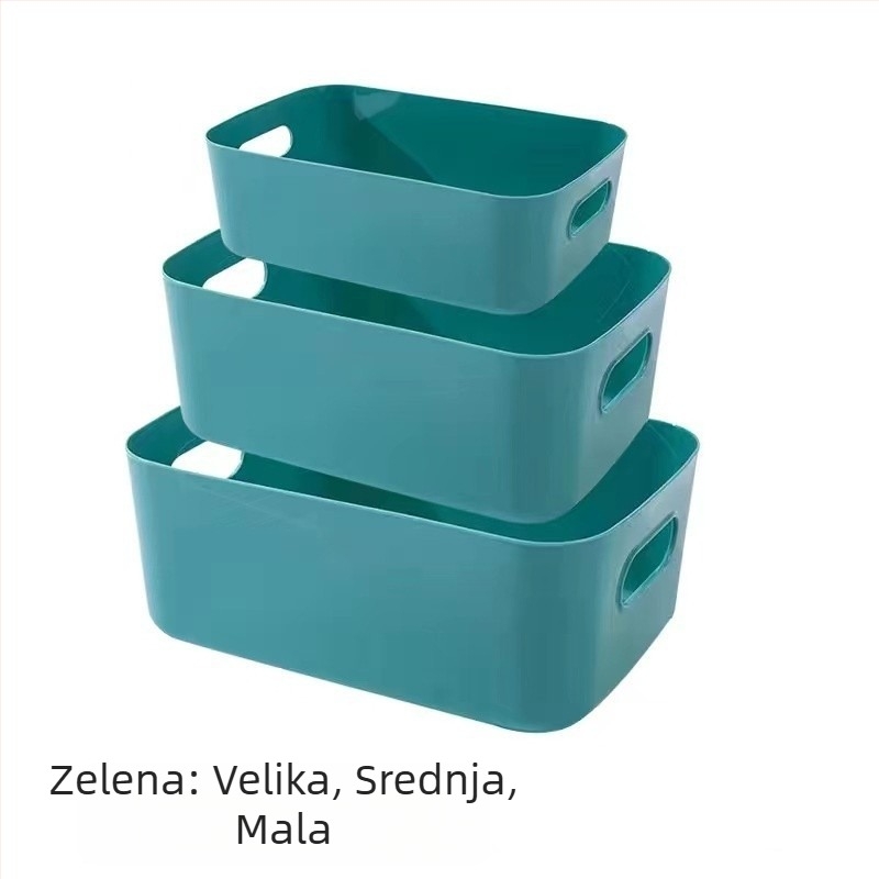 Plastična kutija za organiziranje kozmetike i sitnih predmeta na stolu, kapacitet 4 L