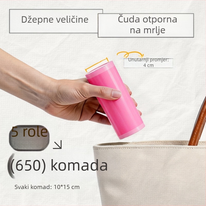 Jednokratna navlaka za sjedalo WC-a s punim pokrivanjem, hotelska podloga za WC, prenosni ljepilni plavi film za putovanja