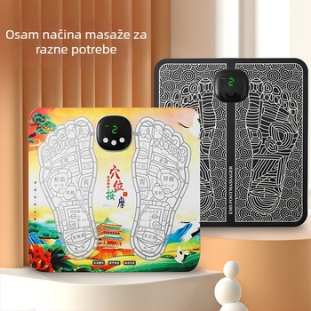 Inteligentna EMS masažna podloga za stopala s terapijom mikrostrujom