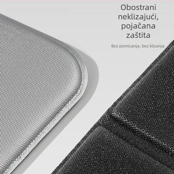 Sklopiva PVC joga podloga, 183 x 61 cm, debljina 8 mm, prugasti uzorak, profesionalne klase muška fitness podloga
