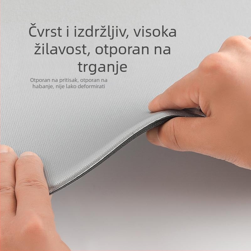 Sklopiva PVC joga podloga, 183 x 61 cm, debljina 8 mm, prugasti uzorak, profesionalne klase muška fitness podloga