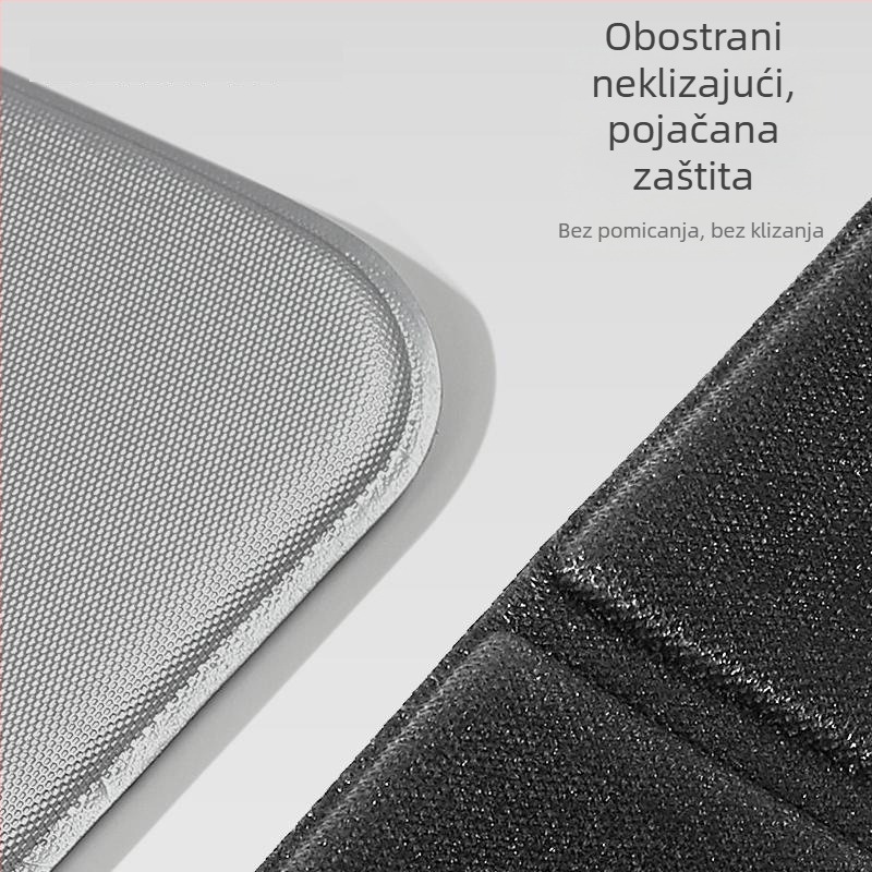 Sklopiva PVC joga podloga, 183 x 61 cm, debljina 8 mm, prugasti uzorak, profesionalne klase muška fitness podloga