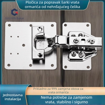 Ploča za popravak šarki vrata ormarića