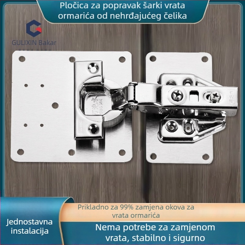 Ploča za popravak šarki vrata ormarića