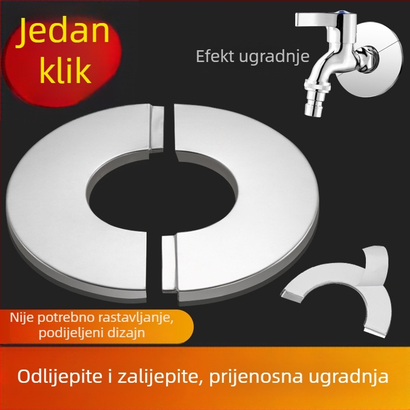 Nehrđajući čelični dekorativni poklopac za trokutasti ventil, tuš i zidne otvore za grijanje cijevi