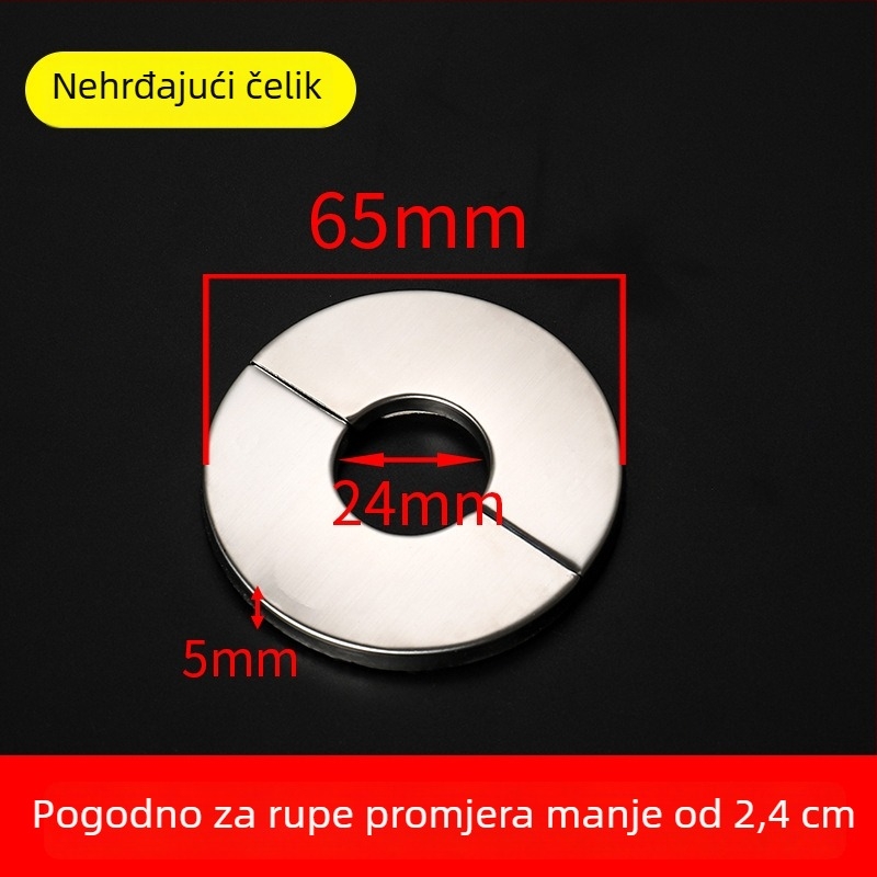 Nehrđajući čelični dekorativni poklopac za trokutasti ventil, tuš i zidne otvore za grijanje cijevi