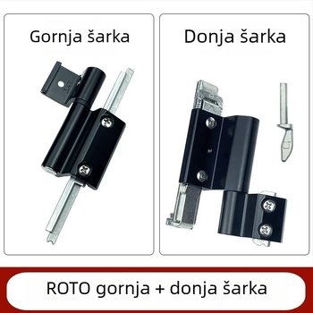 Stari model unutarnje otvaranje preklopnih šarki za aluminijske prozore i vrata