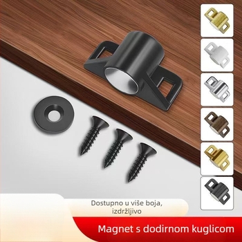 Magnet za vrata ormara s jakom magnetskom privlačnošću – nevidljivi magnetski hvatalj za unutarnja vrata ormara