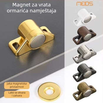 Magnet za vrata ormara s jakom magnetskom privlačnošću – nevidljivi magnetski hvatalj za unutarnja vrata ormara