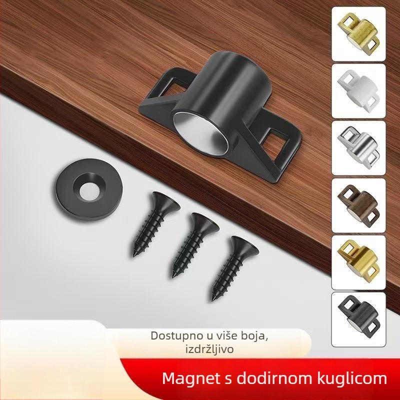 Magnet za vrata ormara s jakom magnetskom privlačnošću – nevidljivi magnetski hvatalj za unutarnja vrata ormara
