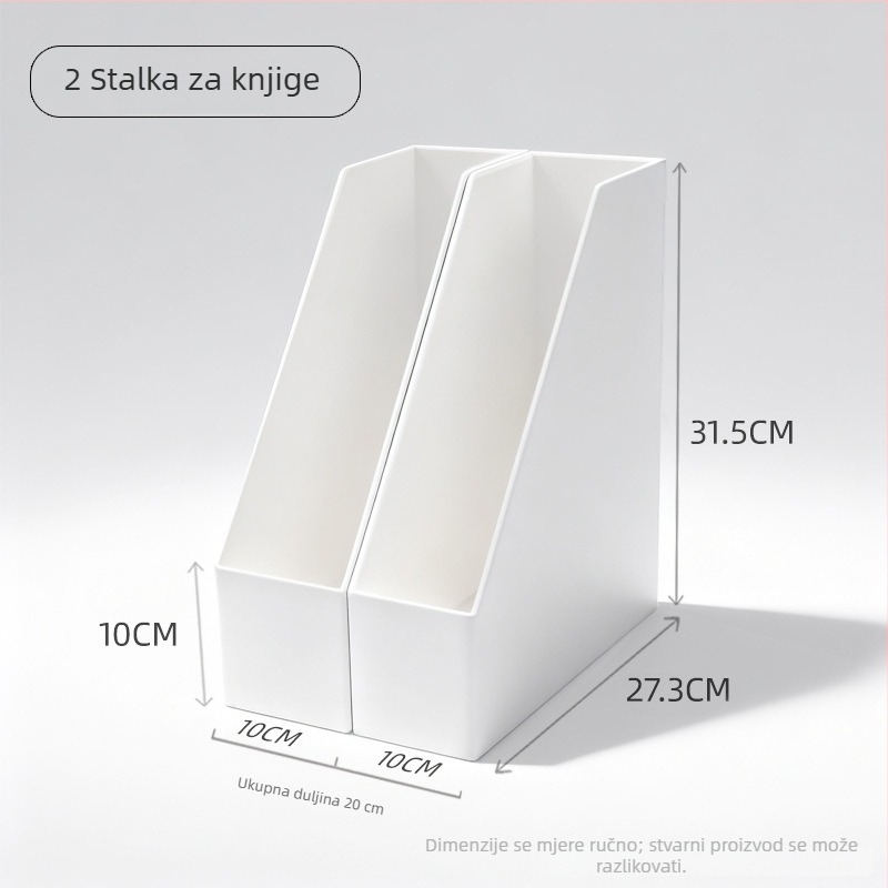 Višenamjenski stolni držač za knjige i dokumente, veliki stolni organizator za pohranu i urednost, regal za knjige