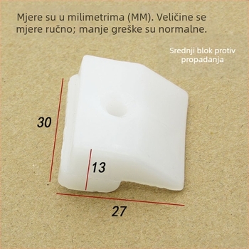 Blok protiv potonuća za plastično‑čelični prozor, blok podizanja otvora na otvaranje prozora, blok podizanja, podložna distančna pločica, dodaci za plastično‑čelični prozor